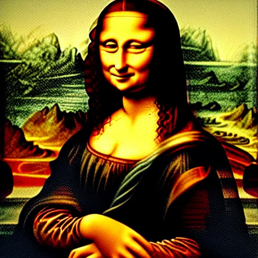 Image similar to the extended Mona Lisa