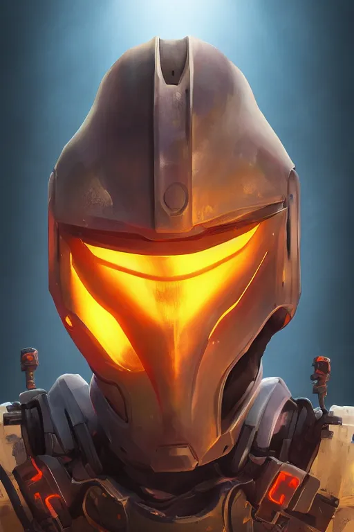 Image similar to epic mask helmet robot ninja portrait stylized as fornite style game design fanart by concept artist gervasio canda, behance hd by jesper ejsing, by rhads, makoto shinkai and lois van baarle, ilya kuvshinov, rossdraws global illumination radiating a glowing aura global illumination ray tracing hdr render in unreal engine 5