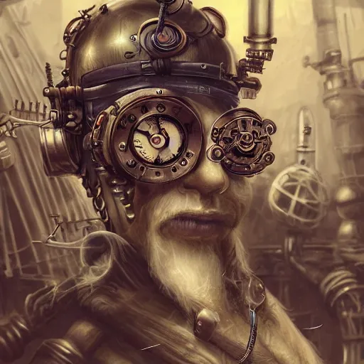 Image similar to steampunk mad scientist, digital art, concept art, fantasy art, highly detailed, hd wallpaper, hdr, artstation, deviantart, behance