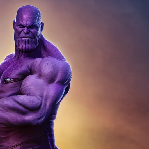 Prompt: thanos dancing ricardo milos dance, high deal, photorealistic