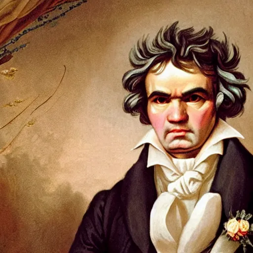 Image similar to beethoven getting married