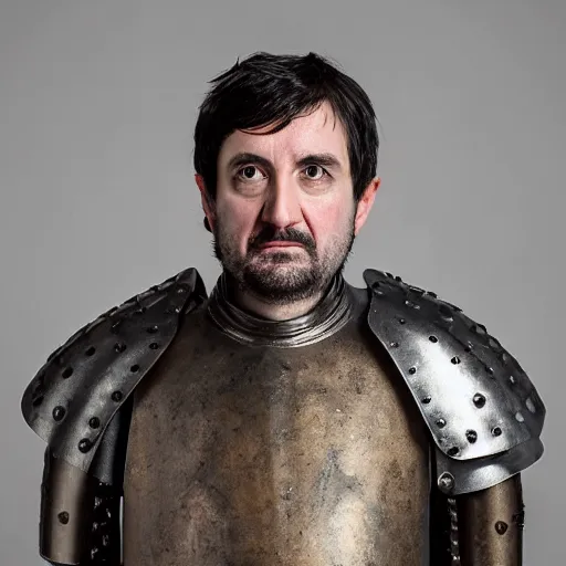 Prompt: richard iv the roman king photo, real human, soft studio lighting, 6 0 mm lens in full armor, pregnancy belly