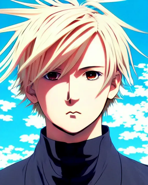 Prompt: ilya kuvshinov anime illustration of male character with blonde underwater hair wearing yeezy streetwear, last exile, murata range, fine detail, perfect anime face, dramatic lighting, dynamic composition, art deco, cel shading, vivid, stippled lighting, rich texture, yoshinari yoh, alphonse mucha, takashi murakami, ( ( ( colorful ) ) )