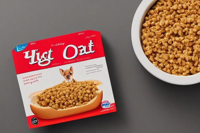 hot dog cereal box, high detailed, high resolution, | Stable Diffusion ...