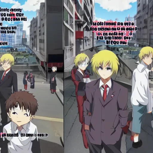 Prompt: 9 / 1 1 tragedy in anime