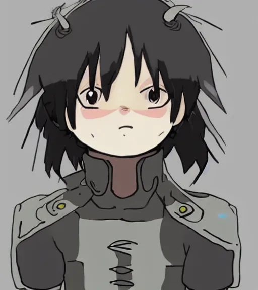 Prompt: attractive little boy wearing an cyborg bear suit, artwork in kentaro miura and made in abyss and inazuma eleven, smooth, beautiful lightness, anatomically correct, trending on pixiv, hot composition