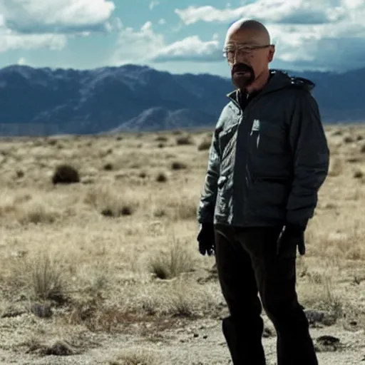 Image similar to Hideo Kojima as Walter White in Breaking Bad