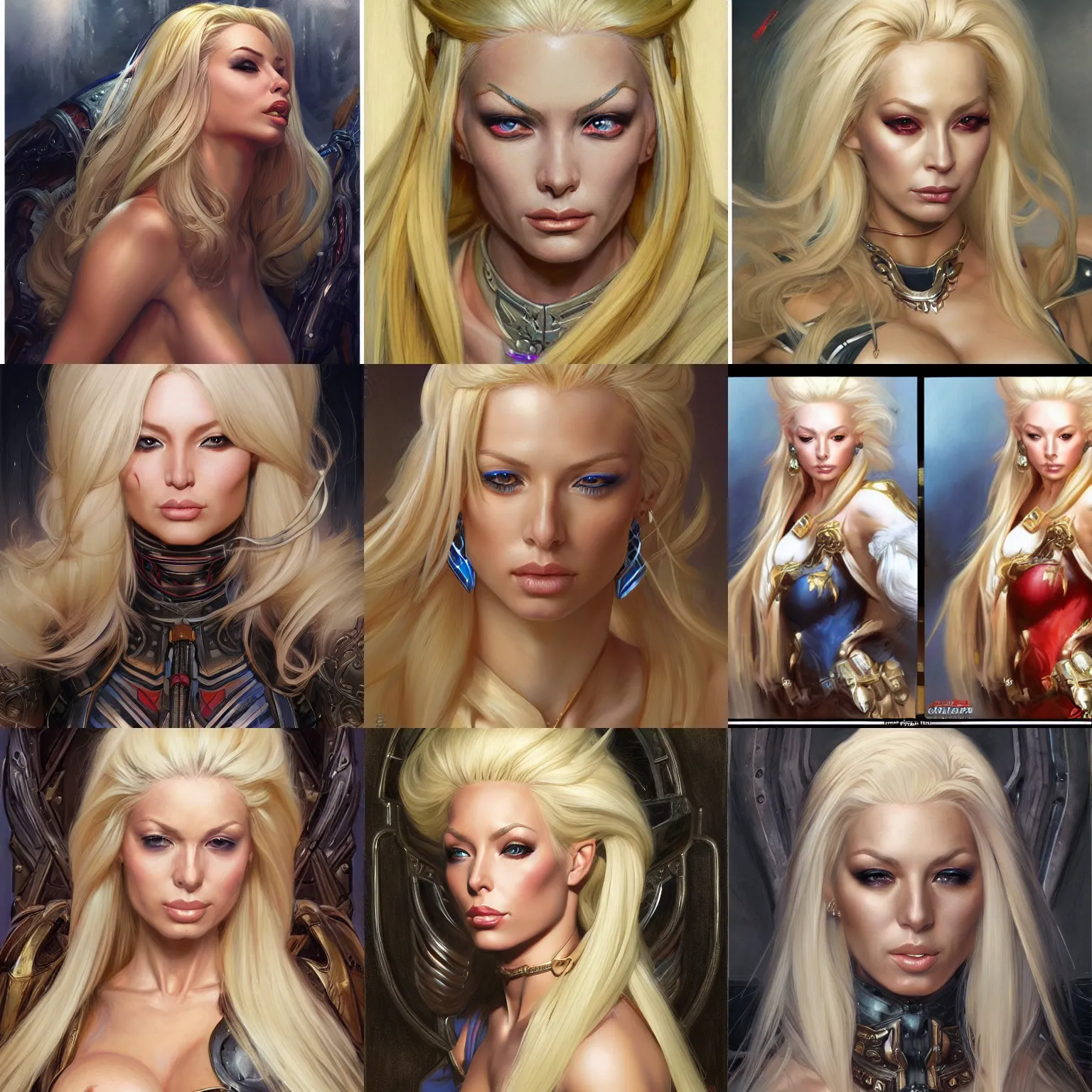 Prompt: isabelledeltore with blonde hair as a fantasy d _ _ d character art by donato giancola and bayard wu digital art trending on artstation 4 k