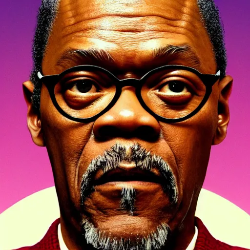 Prompt: film by wes anderson, the grand budapest hotel, pulp fiction movie, highly detailed, photorealistic, full - body, samuel l jackson posing in cafe, perfect symmetrical eyes, 8 k resolution, digital art, hyper realistic