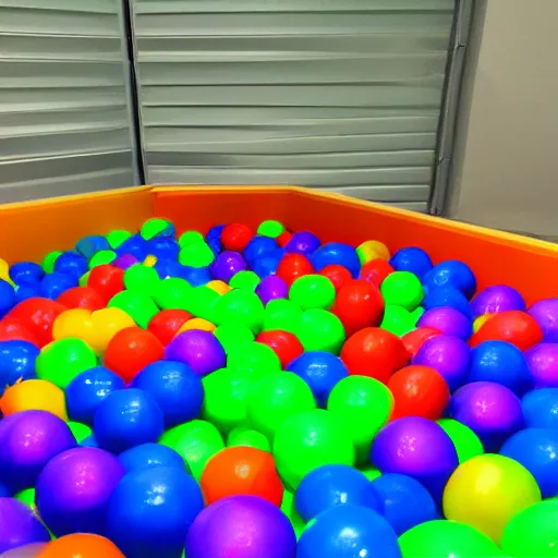 Image similar to a ball pit approaches you.