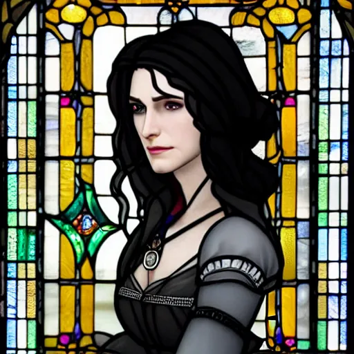 Mysterious Yennefer Vengerberg portrait - view more the witcher art