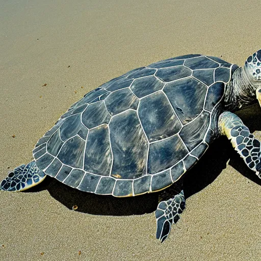 Image similar to A cursed sea turtle