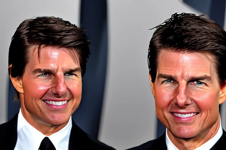 Image similar to tom cruise as a cruise ship