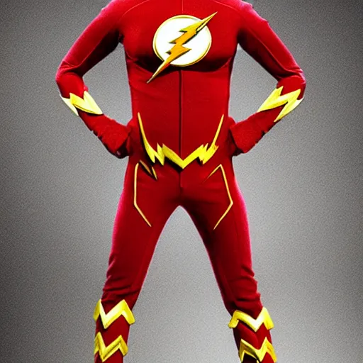 Prompt: evan evagora as the flash without mask