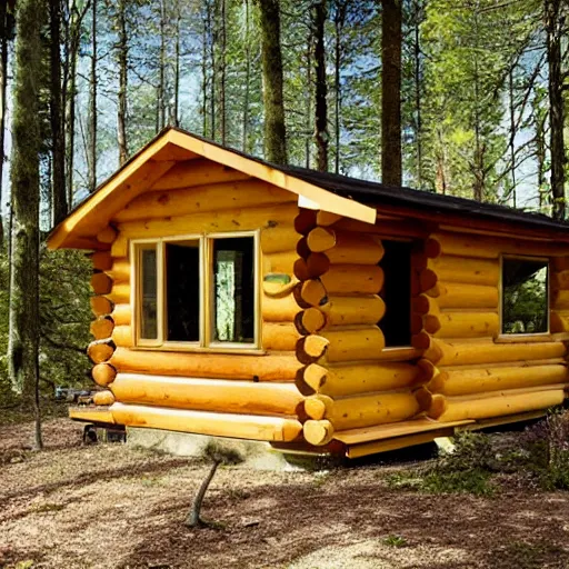 Image similar to a woodland cabin in the shape of a horse