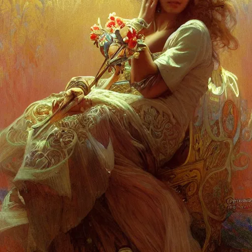 Prompt: hand, intricate, highly detailed, digital painting, artstation, concept art, smooth, sharp focus, illustration, art by gaston bussiere and alphonse mucha