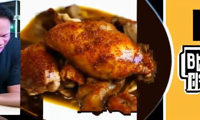 Prompt: White Boy Orders Chicken Adobo in PERFECT Filipino, Youtube thumbnail