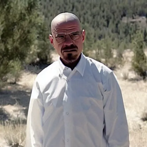 Prompt: a still of obama as walter white in breaking bad