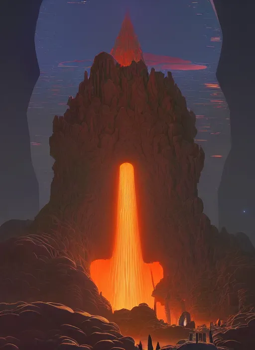 Image similar to the dark portal to hell by paolo eleuteri serpieri and tomer hanuka and chesley bonestell and daniel merriam and tomokazu matsuyama, unreal engine, high resolution render, featured on artstation, octane, 8 k, highly intricate details, vivid colors