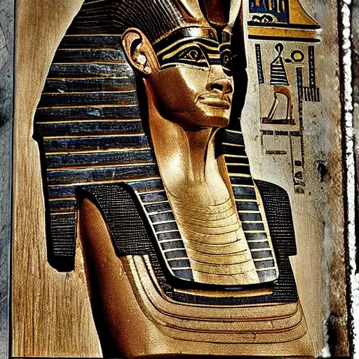 Image similar to barrack obama as an ancient egyptian pharaoh