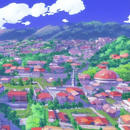 Prompt: novi pazar, anime style, detailed, 4k