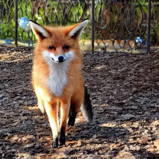 Image similar to 🦊🚿