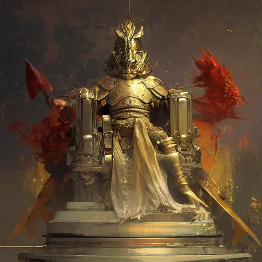 Image similar to the sun king by ruan jia