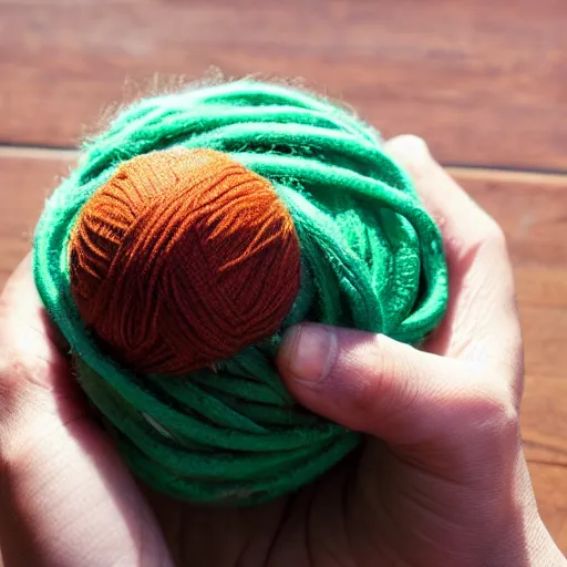 Image similar to dragon holding ball of yarn