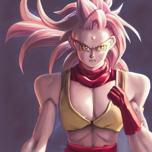 Prompt: saiyan with clear hair wearing maki sushi costume art by stanley artgerm lau, wlop, rossdraws, james jean, andrei riabovitchev, marc simonetti, yoshitaka amano, artstation, cgsociety