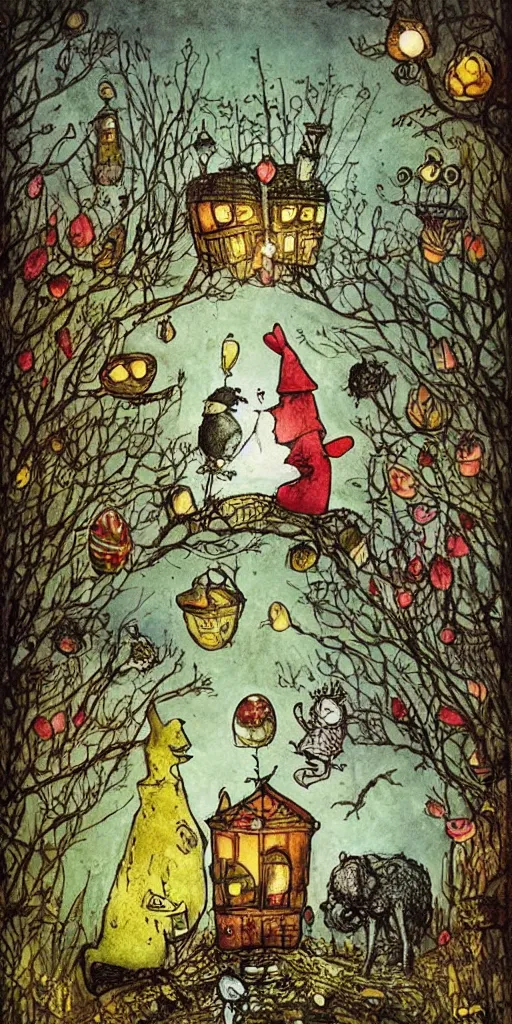 Image similar to an easter scene by alexander jansson