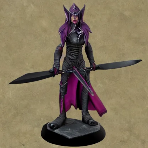 Image similar to dark elf from lineage - 2 with knife