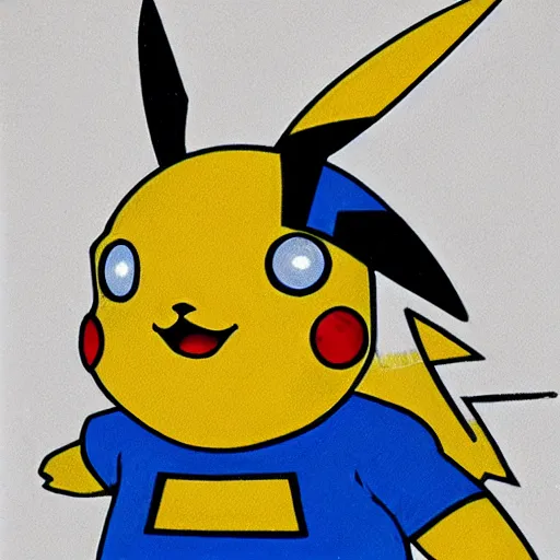 Prompt: pikachu as megaman, hyperrealistic l-1024 w-1024