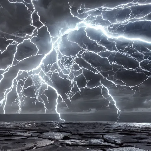 Image similar to photography of a hyper realistic highly detailed stunning creature controlling highly detailed lightning storms, super power. professionnal digital art, artstatiom, stuning, intricate, complex, unreal engine 5.