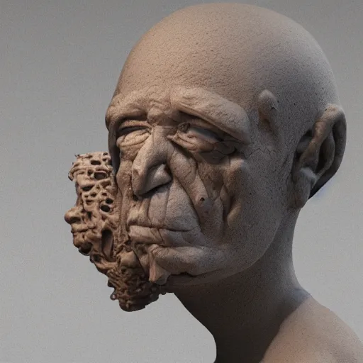 Prompt: cgi clay sculpture, the heat death of the cosmos, cinematic, detailed