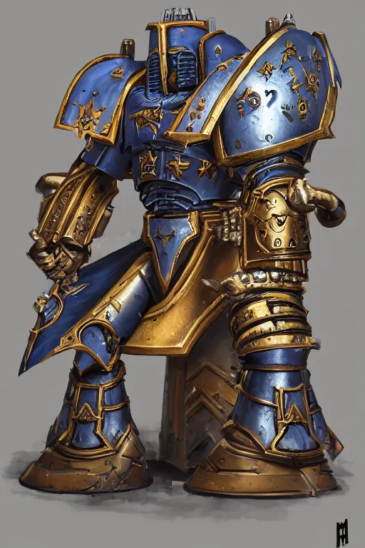 Image similar to armor portrait heros warhammer 4 0 k horus heresy fanart - the primarchs emperor by johannes helgeson animated with vfx concept artist & illustrator global illumination ray tracing hdr fanart arstation zbrush central hardmesh 8 k octane renderer comics stylized