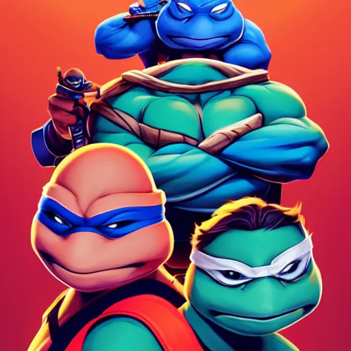 Image similar to face icon stylized minimalist teenage mutant ninja turtles, loftis, cory behance hd by jesper ejsing, by rhads, makoto shinkai and lois van baarle, ilya kuvshinov, rossdraws global illumination