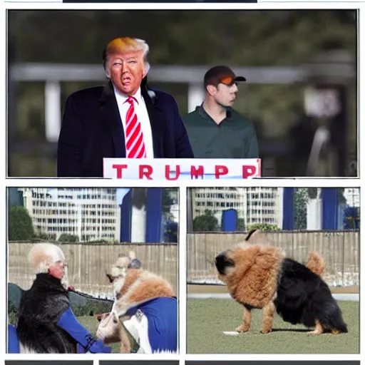 Image similar to donald trump as a dog