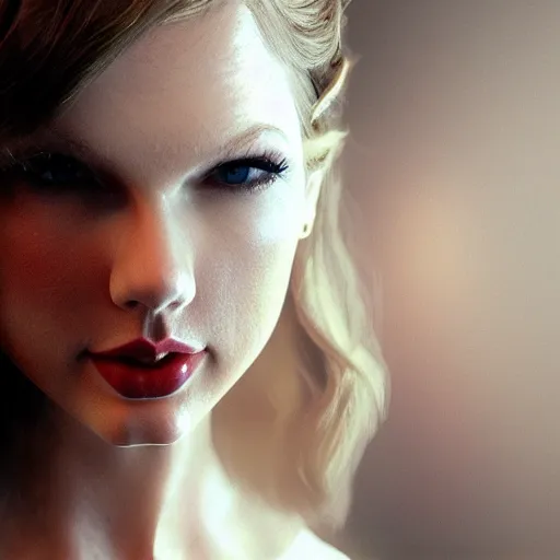 Prompt: taylor swift, by yoshitaka amano, cinematic lighting