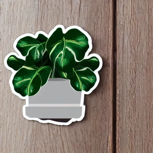 Image similar to cute house plant sticker