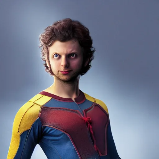 Image similar to Michael Cera as wolverine, mcu, concept art, high definition photography, professional photography, 8k