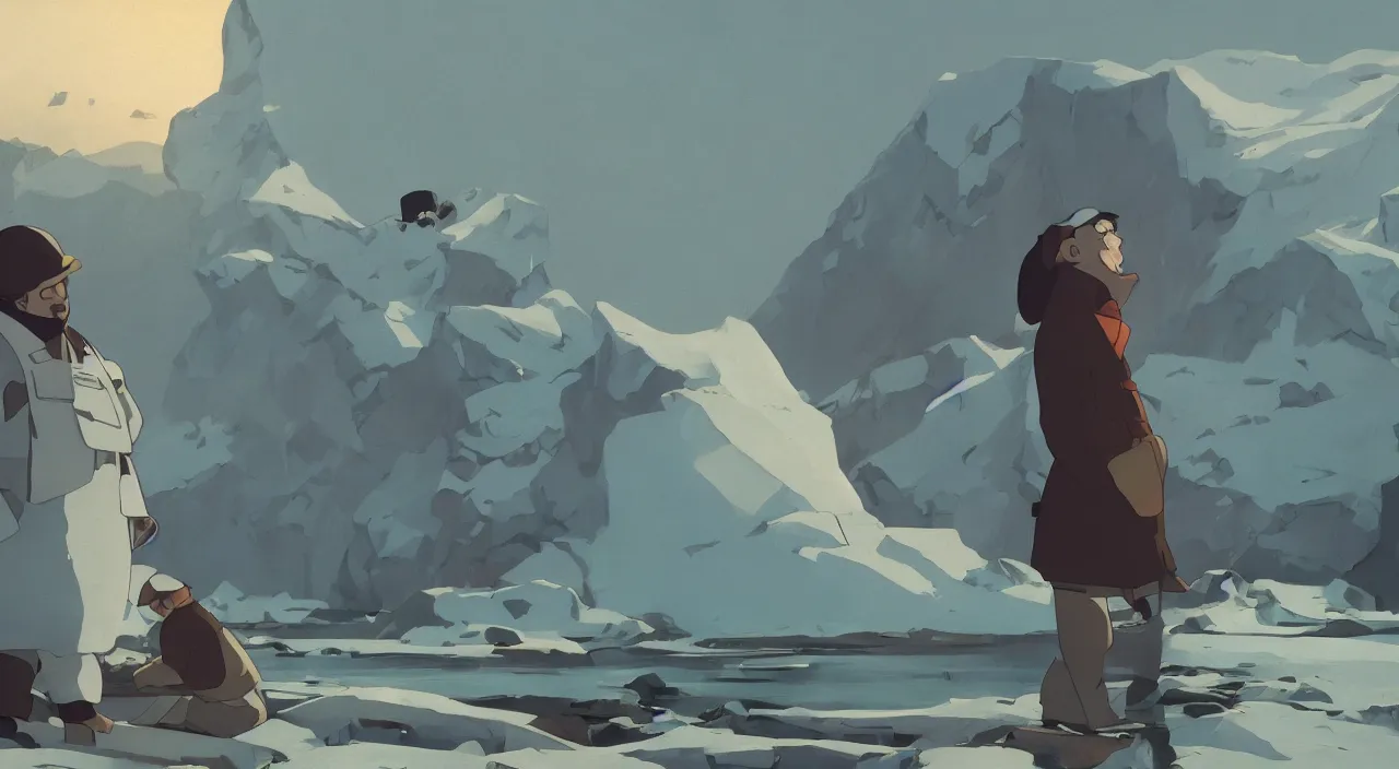 Prompt: ernest shackleton in cuba, 1 9 0 0, genndy tartakovsky, atey ghailan, goro fujita, studio ghibli, rim light, morning lighting, clear focus, very coherent