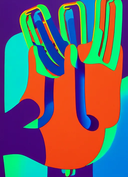 Image similar to handcuffs by shusei nagaoka, kaws, david rudnick, airbrush on canvas, pastell colours, cell shaded, 8 k