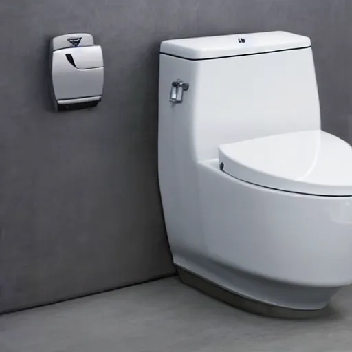 Image similar to a lamborghini toilet