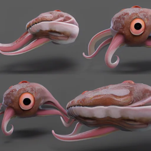 Prompt: hyperrealistic dslr film still of amorphous squid wearing dentures, stunning 8 k octane comprehensive 3 d render, inspired by istvan sandorfi & greg rutkowski & unreal engine, perfect symmetry, dim volumetric cinematic lighting, extremely hyper - detailed, extremely lifelike attributes & lifelike texture, intricate, masterpiece, artstation, stunning