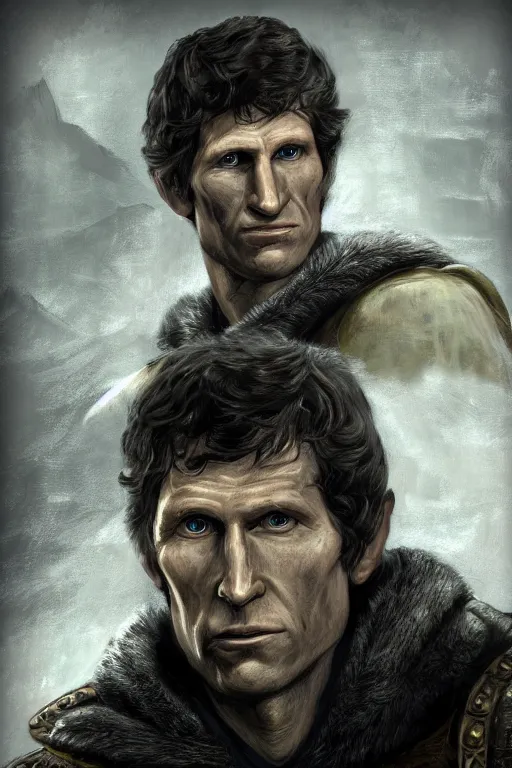 Image similar to Portrait of Todd Howard skyrim