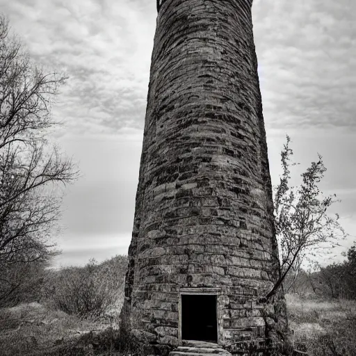 Prompt: abandoned wizard tower with observatory 4k