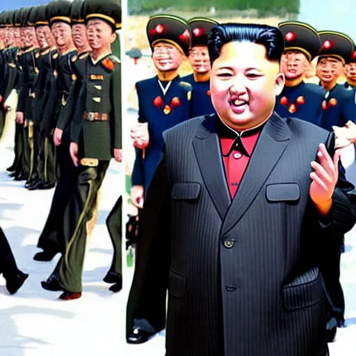 Image similar to kim jong - un very fat