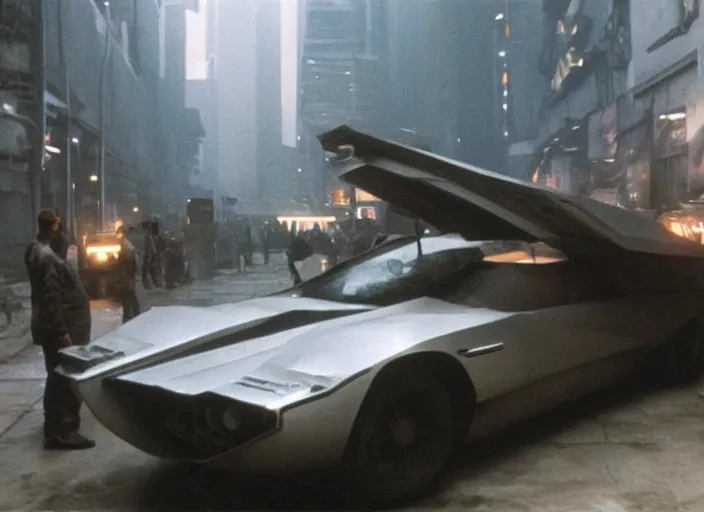 Prompt: vehicle from the 2012 science fiction film Blade Runner