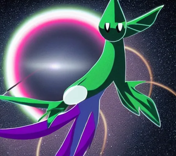 Prompt: Gardevoir speaking at a TED talk about black holes, official photo