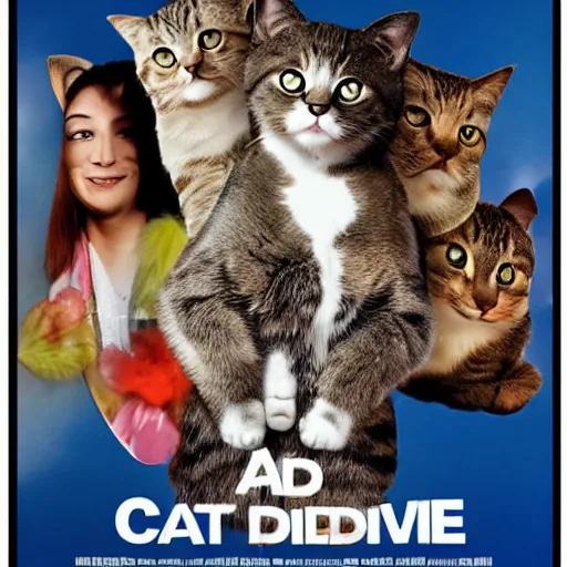 Image similar to cat movie poster